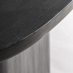 Mesa de comedor Nauen — Madera de mango negro