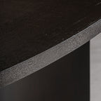 Mesa de comedor Neuvic — Chapa de roble marrón