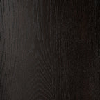 Mesa de comedor Neuvic — Chapa de roble marrón