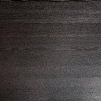 Mesa de comedor Neuvic — Chapa de roble marrón