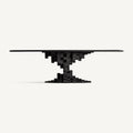 Mesa de comedor Pètria — Madera de mango negro arenado