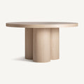 Mesa de comedor Prayssac — Chapa de roble crema