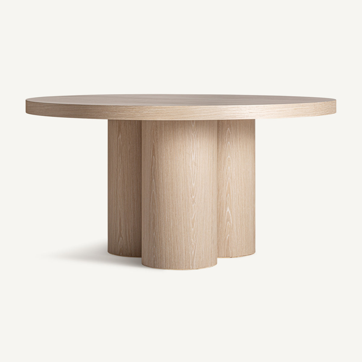 Mesa de comedor Prayssac — Chapa de roble crema
