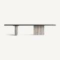 Mesa de comedor Rignac — Travertino gris