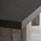 Mesa de comedor Rignac — Travertino gris