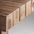 Mesa de comedor Riom — Madera recuperada marrón