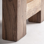Mesa de comedor Riom — Madera recuperada marrón