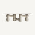 Mesa de comedor Sivadal — Madera crema