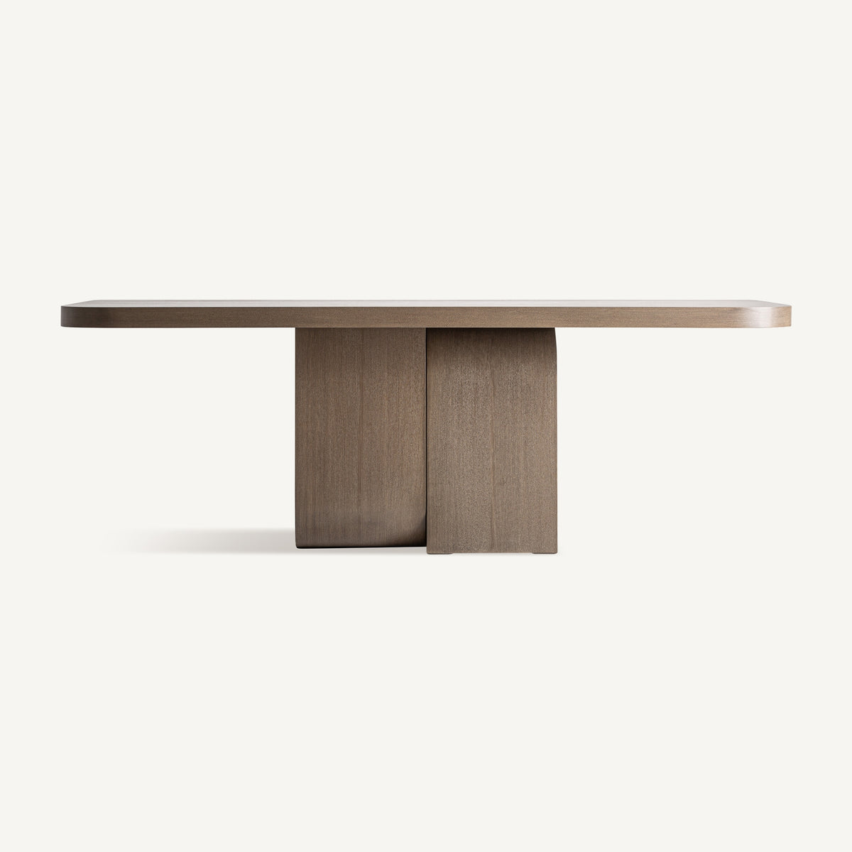 Mesa de comedor Stein — Chapa de roble marrón