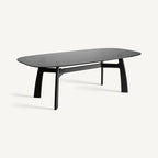 Mesa de comedor Suchdol — Madera de fresno negro