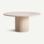 Mesa de comedor Thiennes — Travertino beige