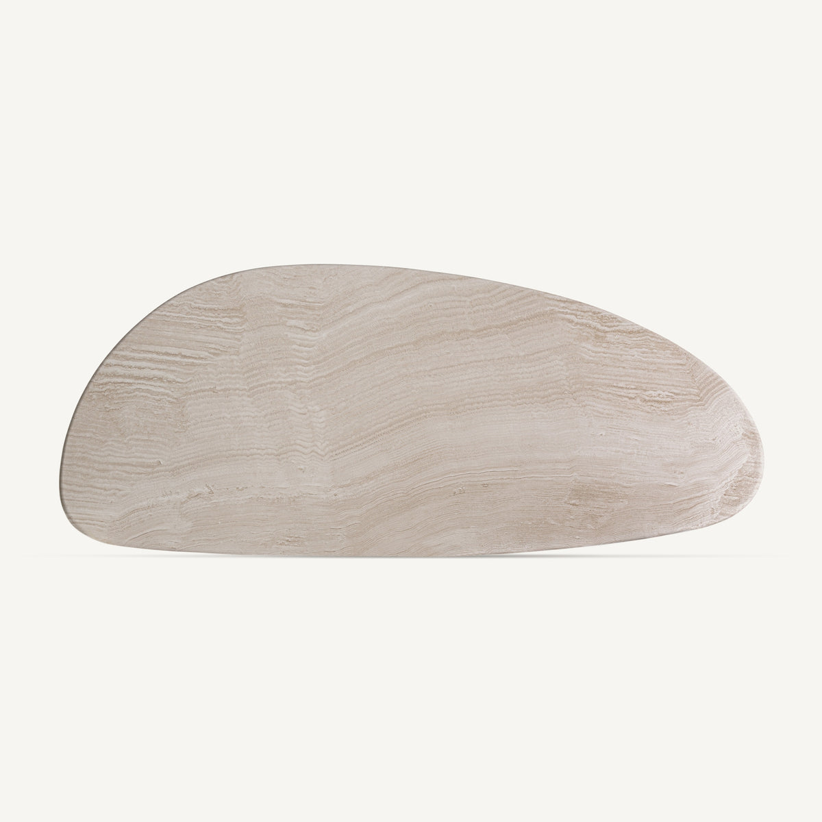 Mesa de comedor Thiennes — Travertino blanco roto