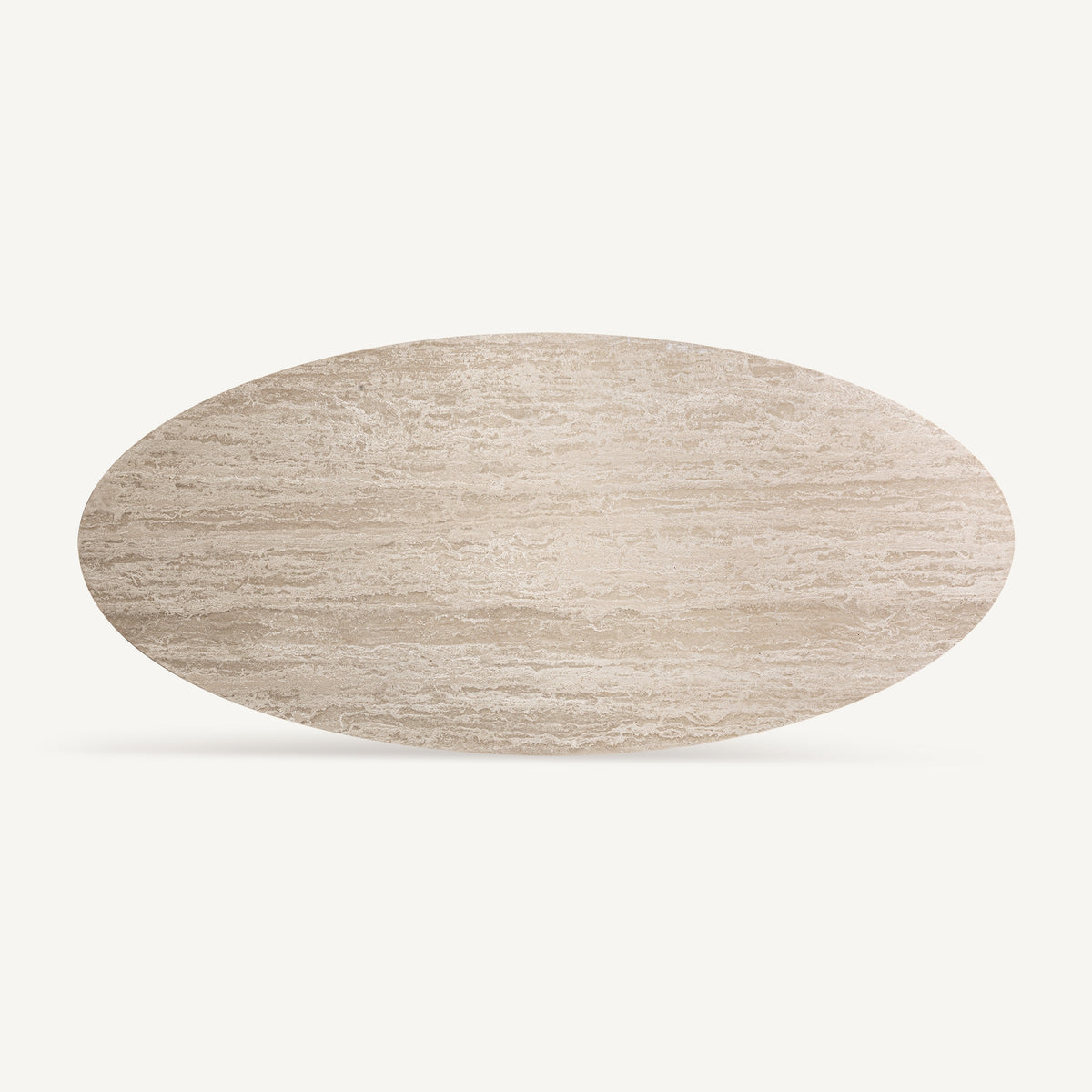 Mesa de comedor Thiennes — Travertino marrón claro