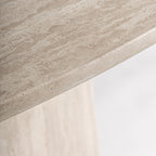 Mesa de comedor Thiennes — Travertino marrón claro
