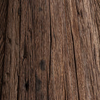 Mesa de comedor Toigne — Madera tropical marrón