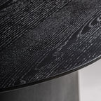 Mesa de comedor Weggis — Madera roble negra