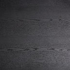 Mesa de comedor Weggis — Madera roble negra