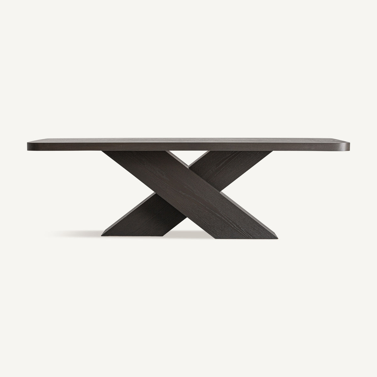 Mesa de comedor Yvore — Madera roble negro