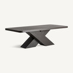 Mesa de comedor Yvore — Madera roble negro