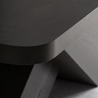 Mesa de comedor Yvore — Madera roble negro