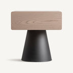 Mesita de noche Crolles — Madera dm arena