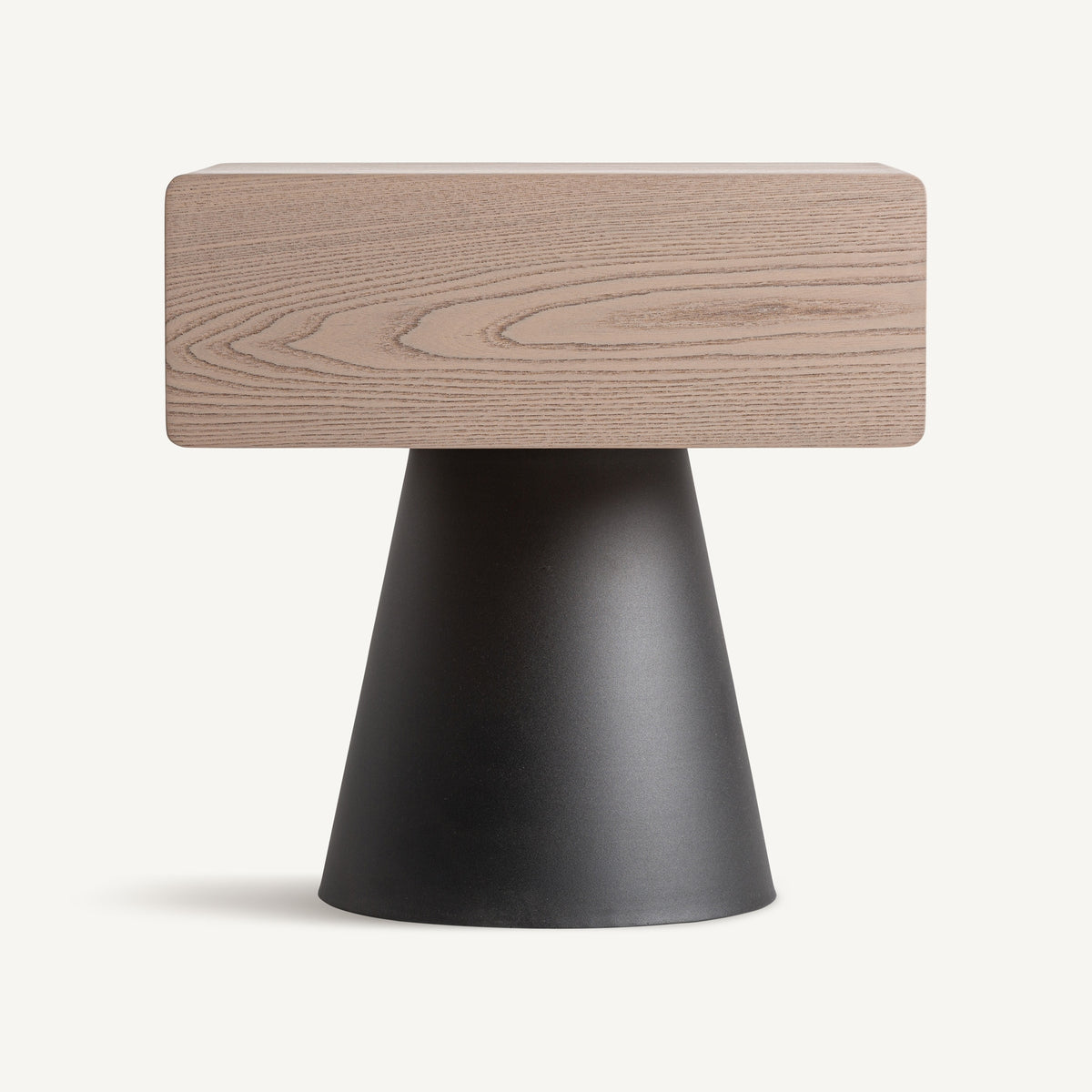 Mesita de noche Crolles — Madera dm arena