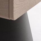 Mesita de noche Crolles — Madera dm arena