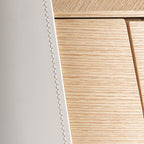 Mesita de noche Huez — Madera contrachapada arena