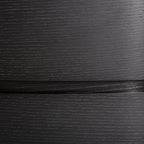 Mesita de noche Isola — Madera contrachapada negro