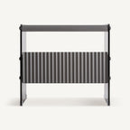 Mesita de noche Meylan — Madera dm gris