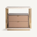 Mesita de noche Monza — Travertino beige