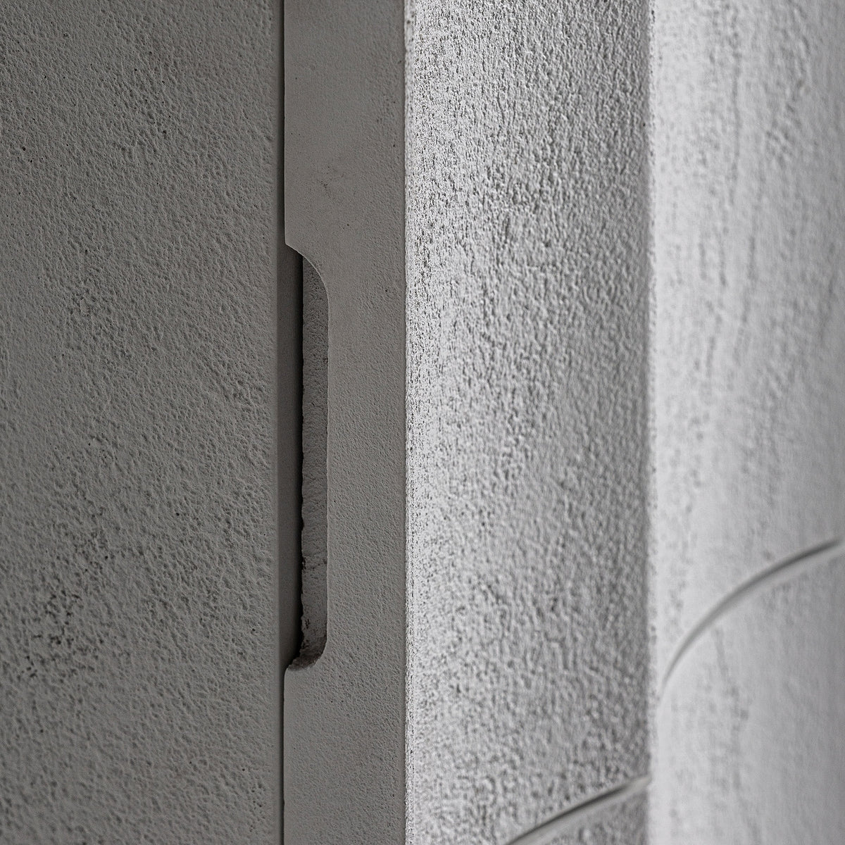 Mesita de noche Mulcey — Madera dm blanco desgastado