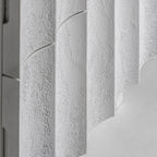 Mesita de noche Mulcey — Madera dm blanco desgastado