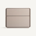 Mesita de noche Theys — Madera dm beige