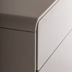 Mesita de noche Theys — Madera dm beige