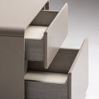 Mesita de noche Theys — Madera dm beige