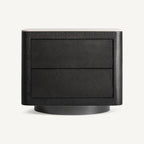 Mesita de noche Wholen — Madera dm negro