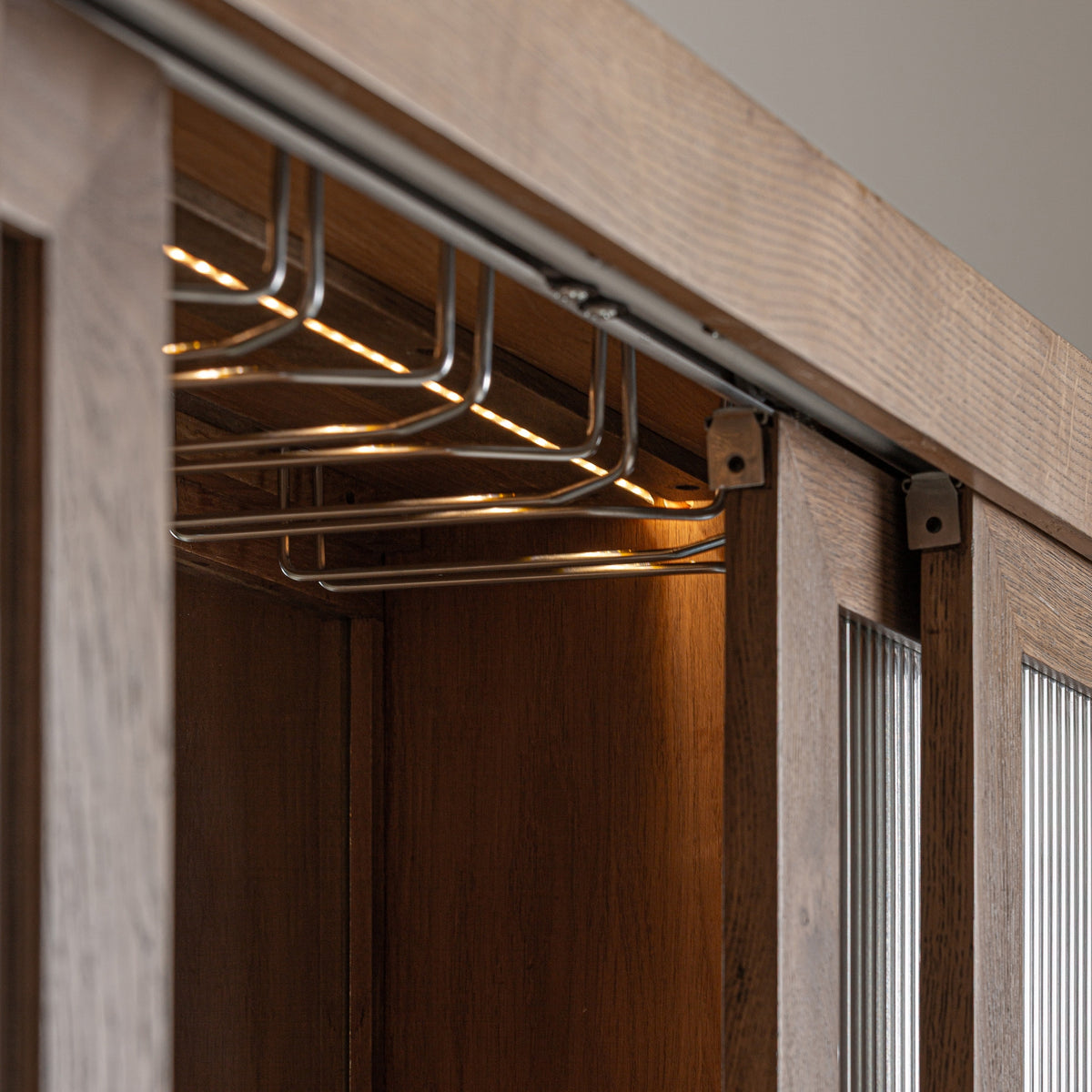 Mueble bar Douzy — Madera roble marrón