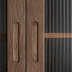 Mueble bar Douzy — Madera roble marrón