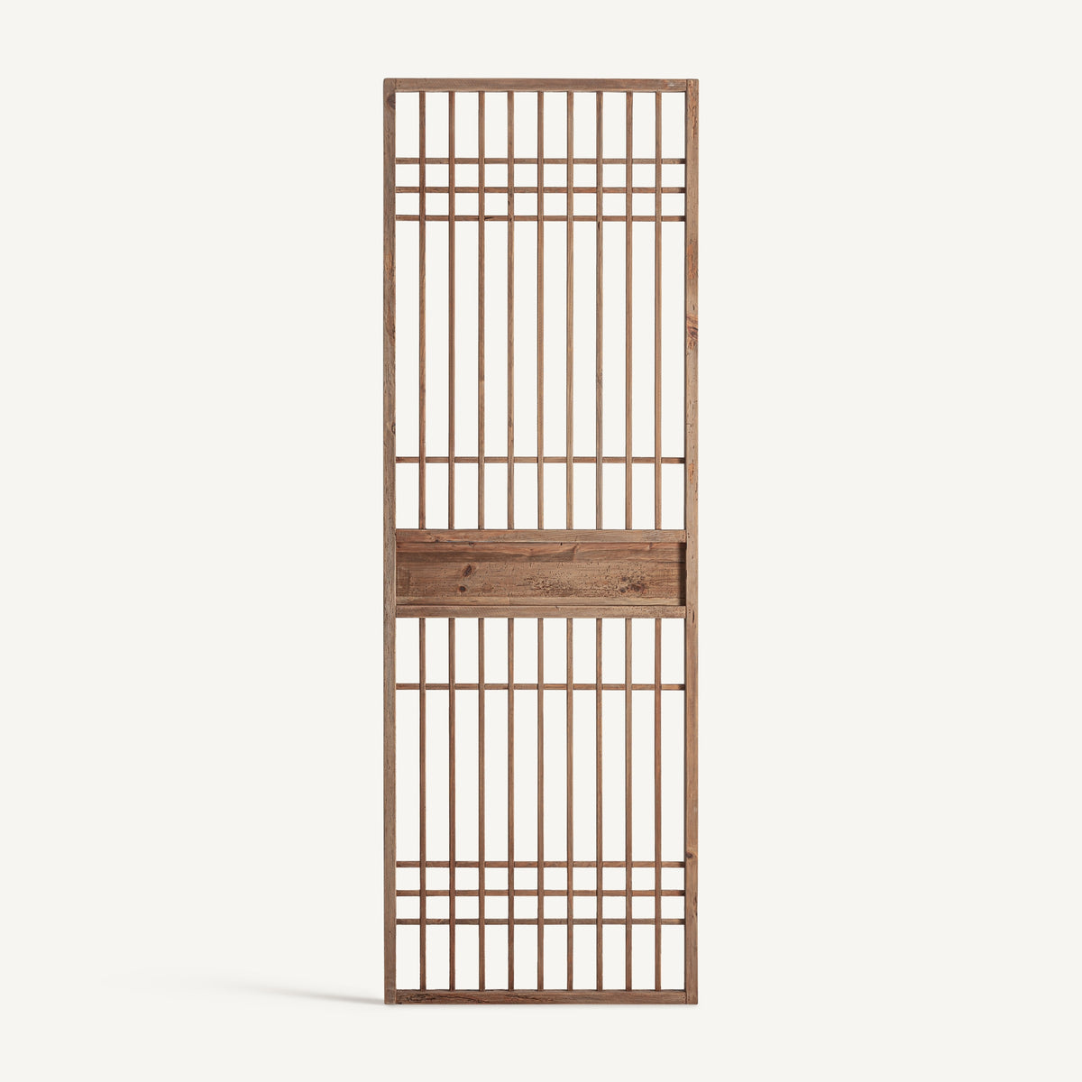 Panel decorativo Truel — Madera de pino reciclado marrón claro