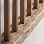 Panel decorativo Truel — Madera de pino reciclado marrón claro