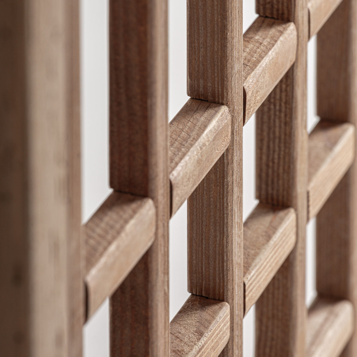 Panel decorativo Truel — Madera de pino reciclado marrón claro