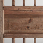 Panel decorativo Truel — Madera de pino reciclado marrón claro