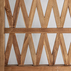 Parabán Viriat — Madera de teca marrón