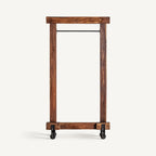 Perchero Massiac — Madera de mango marrón