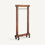 Perchero Massiac — Madera de mango marrón