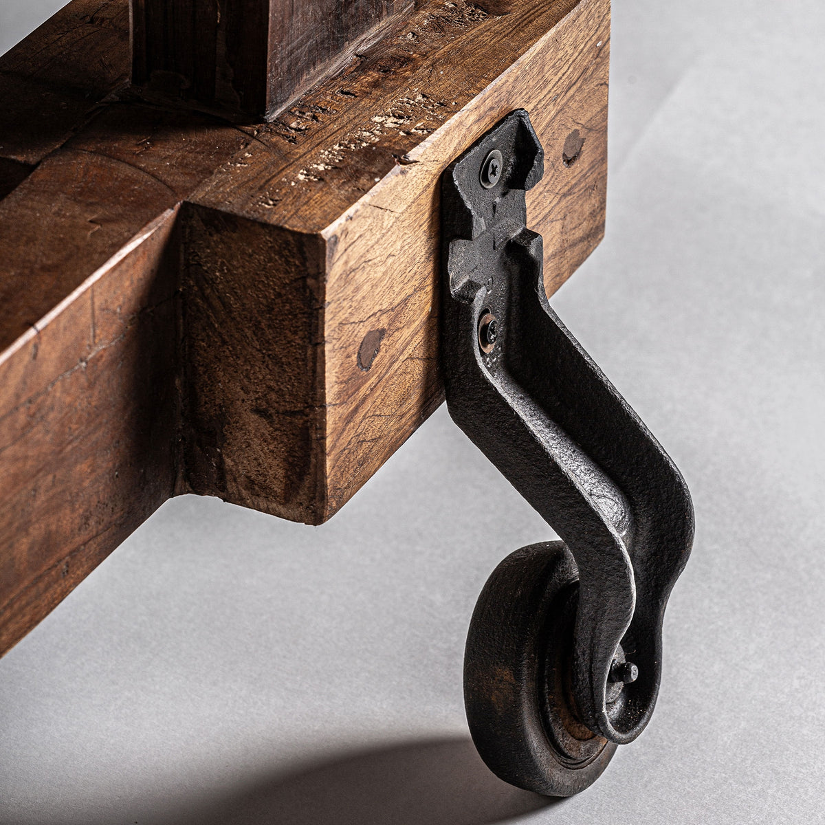 Perchero Massiac — Madera de mango marrón