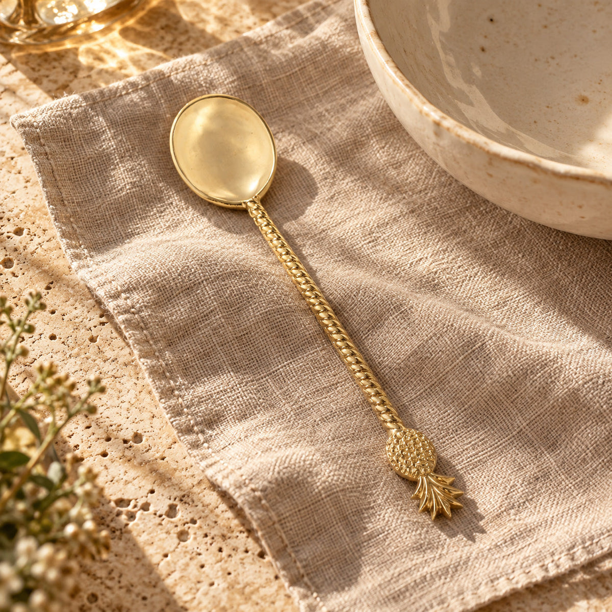 Cubierto Pineapple Salad Spoon