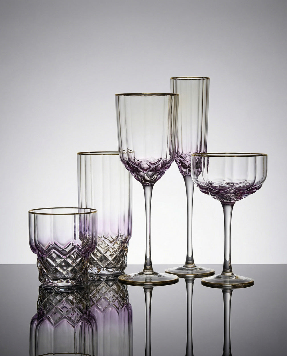Vaso Pink Blush Cocktail Coupe