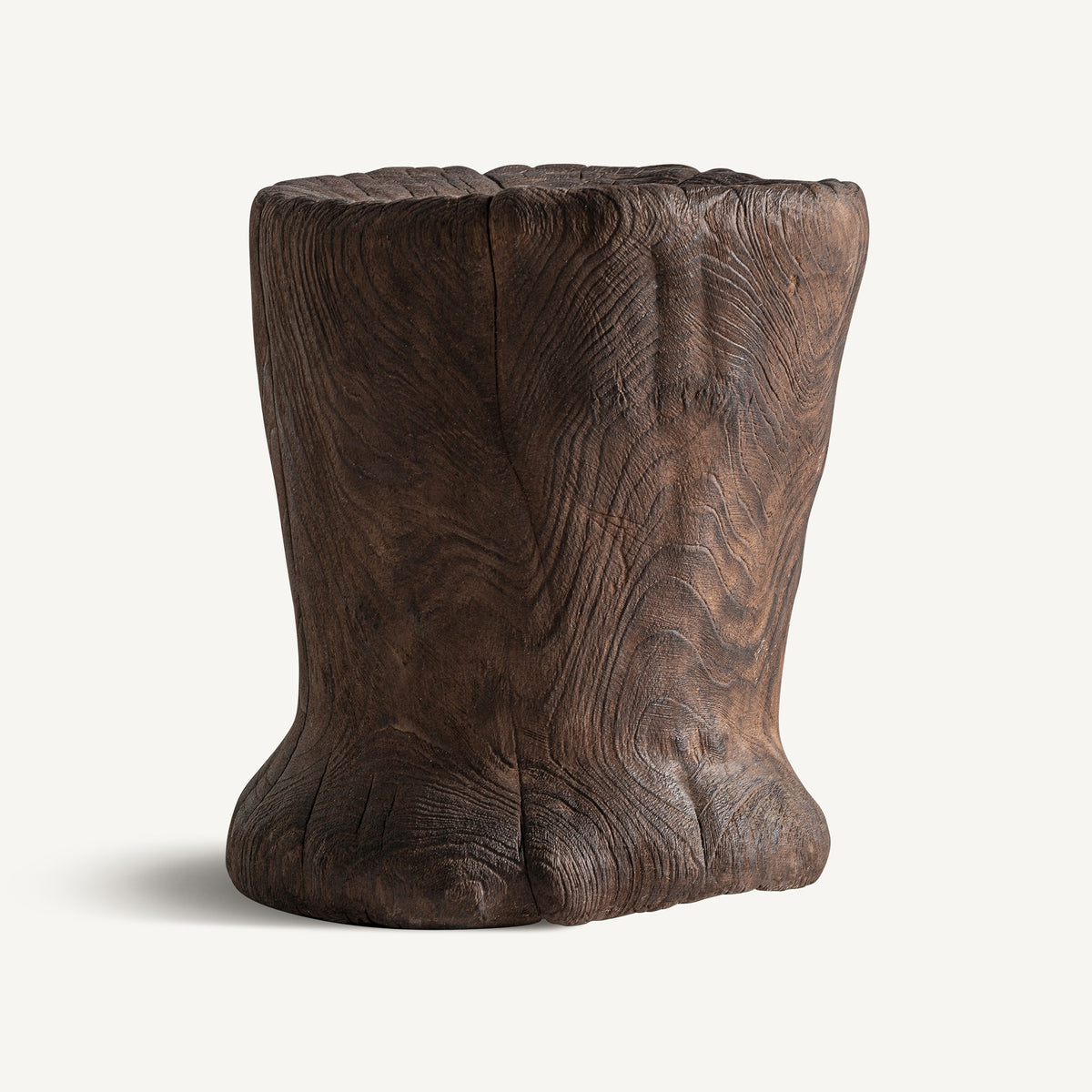 Polka — Madera de teca reciclada marrón